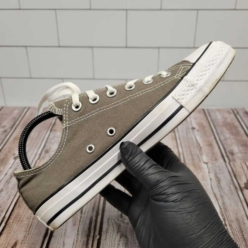 Converse Chuck Taylor All Star Low Canvas Shoes Gray Mens 7 Womens 9 1J794